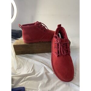 Women's UGG Nermel Chukka Suede Lined‎ Boots In Samba Red Color-Size 8-Very Nice